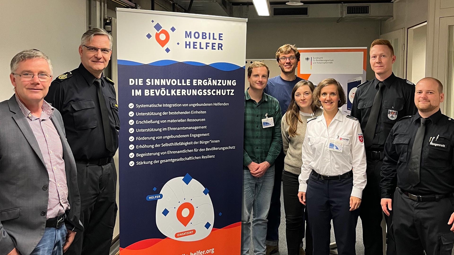 Mobile Helfer erfolgreich bei Stabsrahmenübung in Wolfsburg integriert